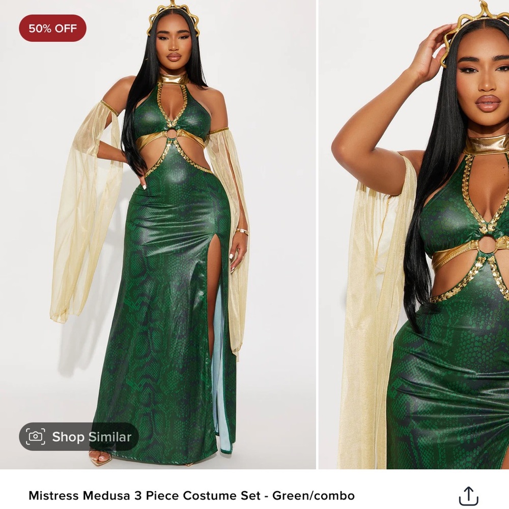 Fashion nova Medusa costume